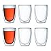 Bodum Pavina Double-Wall Insulated 12-Ounce Glasses, Set of 6