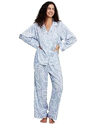 YiNi LuLu Womens Silk Satin Pajamas Set Button Down