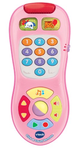 Vtech click & count remote pink