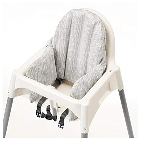Ikea High Chair With Tray Silver Colour And Supporting Cushion And Cover Grey Yellow With Tss Cotton Balls White 5 Pieces Amazon In Baby