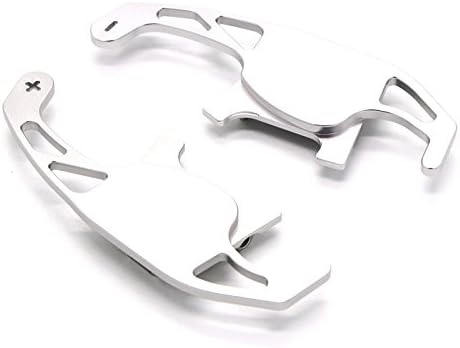 Aluminum Alloy Silver Steering Wheel DSG Upgrade DSG Paddle shifters Extensions Gear Extensions 2pcs For Golf Mk7 R GTI GTD GTE 2014-2018