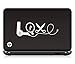 H1057 Love Dryer Mirror Scissors Stylist Decal Sticker