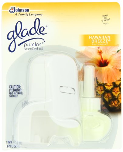 Glade Plugins Scented Oil Starter Kit, Hawaiian Breeze, 0.67 Ounce