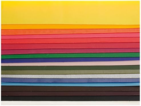 GLOREX6 8616 003 Coloured Wax Panels, 200 x 40 mm Pack of 20 Assorted Colours
