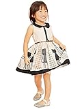 Hotone Lovely Princess Baby Kids Girls Cat Belt Party One-piees Gown Dresses 2-7y (3-4 Years)