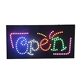 LED Open Neon Sign Super Bright Flashing Animated
