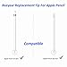 Replacement Tips Compatible with Apple Pencil 2 Gen iPad Pro Pencil - Apple Pencil iPencil Nib for iPad Apple Pencil 1 st/Pencil 2 Gen White