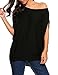 Unibelle Women's Loose Off The Shoulder Long Batwing Sleeve Top Blouse