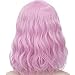 Probeauty Sweety Collection Lolita 40CM Short Curly Fashion Women Anime Cosplay Wig + Wig Cap (Pink F10A)