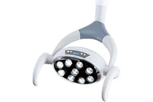 Aries Outlets 9 LED Lens Shadowless LCD Display Dental Indoor Lamp LED Operating Light for Dental Chair