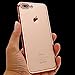 iPhone 7/8 Plus Case,Hallsen [Electroplating TPU] Ultra-Slim Transparent Crystal Clear Anti-Scratch Flexible Soft TPU Case Cover for Apple iPhone 7 Plus/iPhone 8 Plus 5.5inch - Rose Gold