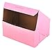 Southern Champion Tray 0803 Pink Paperboard Non-Window Lock-Corner Bakery Box, 6