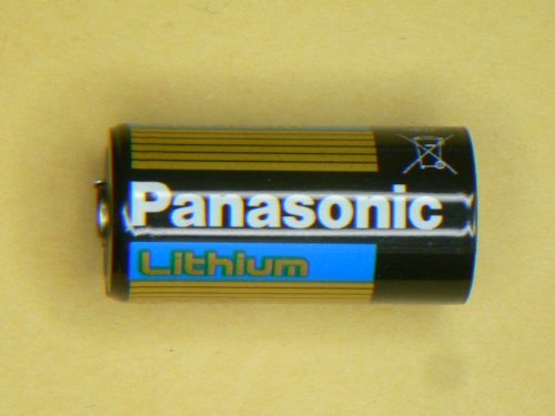 2 Pack Panasonic CR123A 3V Lithium Batteries for Cameras, Flightlight