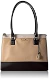 Calvin Klein Modena Color Block Leather Tote