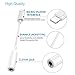2 Pack Adapter,RVZHI Jack Headphone Adapter Cable Compatible with Phone 7/7Plus 6/6Plus 3.5mm Earphone Adaptor Accessories, HD Stable Music Transmission Converter – Support iOS 10.2 (White)thumb 4