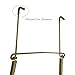 Xinlinke 5Pcs 6-Inch Small Invisible Plate Wire Hanger Wall Holders with Protective Rubber Cover for 5