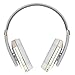 Ghostek soDrop Pro Wireless Headphones Headset Active Noise Canceling HD Hi-Def Audio Technology Hi-Fi Stereo Crystal Clear Sound Enhanced Foldable Built in Microphone (White)