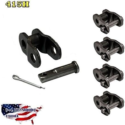 4-Pieces #415H Offset Link1/2 Link, Half Link, Crank Link, Motorized Bicycle