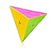 Playwin  Aliens Speed Cube New Generation Triangle Pyraminx, 4 Color No-sticker. (Candied Color)