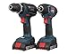 Bosch Power Tools Drill Set - CLPK232A-181 – 18-Volt Cordless Drill Driver/Impact Combo Kit with 2 Batteries, 18V Charger and Soft Carrying Case