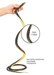 Realistic Rubber Snake 2Pcs, Scary Fake Snake Large