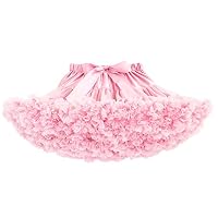 Bindun Baby Girls Dance Tutu Skirts Multi-Layer Tulle Pleated Pettiskirt Princess Dress