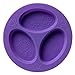 Silicone baby & toddler divided plate. Safe for Oven, Microwave, Dishwasher, Freezer and Boil SAFE! Purple