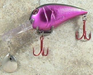 JLVLures Deep Crankbait Purple Splash : Diver Lures JLV Freshwater Smallmouth Steelhead Pike Salmon Trout