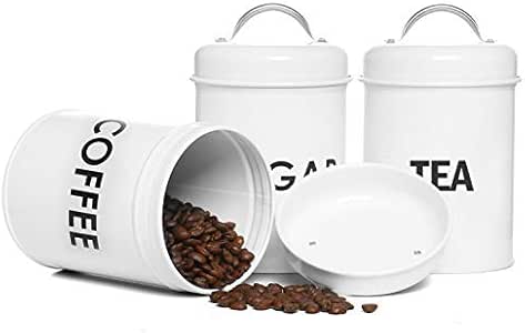 June Fox - Juego de botes herméticos de cocina con tapa hermética para