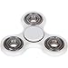 White Fidget Spinner with hybrid ceramic ball bearings for a smooth, quiet spin that doesn't stop. Perfect for people with ADD, ADHD, anxiety, sensory processing disorder or any fidgeting.