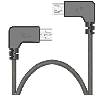 Dji Spark / Mavic Air / mavic pro Micro USB to Lightning Data Cable 11.4 inch Reverse Micro USB Connector for DJI Mavic Pro / Spark to iPhone iPad by Ablerv