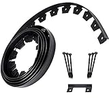Landscape Edging Kit - Plastic Lawn Border - Landscaping Edge Roll - Garden No Dig Landscape Edging Heavy Duty 20 Feet