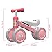 YGJT Baby Balance Bikes Bicycle Baby Walker Toys Rides for 1 Year Boys Girls 10 Months-24 Months Baby's First Bike First Birthday Gift Pink Duck