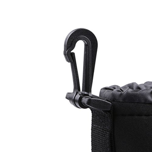 LightDow Large Lens Pouch 5mm Thick Neoprene Bag For Canon 20-105mm Nikon 24-70mm lenses Etc (Size=L) - Thumbnail 2