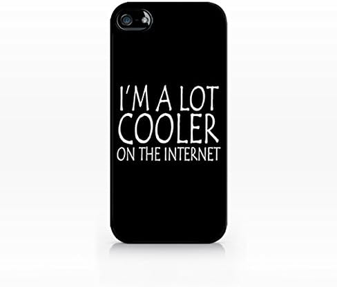 Cream Cookies - Typography Pattern Case - I'm a Lot Cooler on The Internet - Apple iPhone 5C Case - Apple iPhone 5C Case - Hard Plastic Case