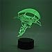 Fortnite Glider 3D Stereo Vision Bedroom Night Light LED Home Decoration USB Touch/Remote Control 16 Color Acrylic Creative Game Character Model Children's Toy Gift (Fortnite Glider)