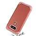 LG G5 Case, Pandawell [Corner Protection] Slim Thin Hybrid Dual Layer Shock Absorbing Impact Resist Case Cover for LG G5 - Rose Gold