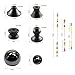 Sinocles 2019 New Creative Desk Decor Sculpture Set,4 in 1 Magnetic Stress Relief Fidget Toys, Art Balance Rotating Toys with Metal Base for Home Office Desk Decoration