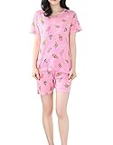 MyFav Big Girls Sweet Girl Pajama Set For Sleep Ice-cream Novelty Design Clothes