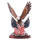 Eagle Sculpture on Wood Base - Style 32419