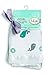 Lulujo Baby Muslin Cotton Security Blankets, Baby Whale, 2 Count, 16