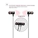 Airmate® Bluetooth Headphone, Sports Sweatproof V4.0 Wireless Bluetooth Earphones in ear Noise Cancelling Headset Earbuds with Microphone&Stereo Sports earphone with Magnet Attraction (Black)