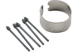 Lawnoval for Replacement Tips for Wacom for Pro Pen 2, 2.7 cm Felt Nibs in Black and Grey, Compatible with DTH-W1320/W1620, -