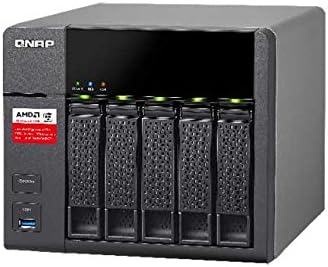 Qnap TS-563-8G 2.0GHz QuadCore 8GB Ram 5-Bay NAS Server Bundle with 5X 4TB WD40EFRX Red 24/7
