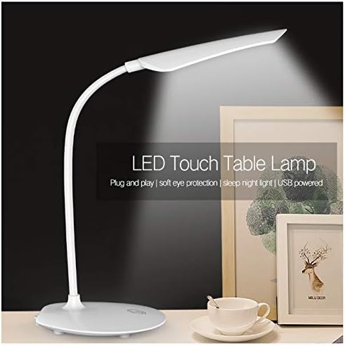 Lampe De Bureau Flexible Rechargeable Par Usb 16 Led Tactile Dimmable Lampe De Lecture Protection Des Yeux Table De Bureau Lampe De Lumiere De Nuit Sans Fil Amazon Fr Luminaires Et Eclairage