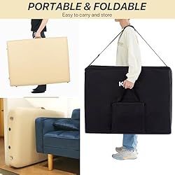 KCC Memory Foam Portable Massage Table, Foldable