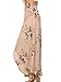 Simplee Apparel Women's Boho Floral Print High Waist Summer Beach Wrap Maxi Skirt Cover Up, Beige, 4/6, Small