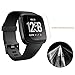 [6-Pack]Fitbit Versa Screen Protector (Not Glass), FilmHoo LiQuidSkin Full Coverage Screen Protector for Fitbit Versa Smartwatch (Case Friendly) HD Clear Anti-Bubble Film