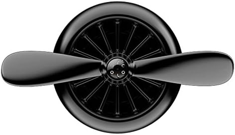 Car Air Freshener - Car Fragrance Diffuser Vent Clip Car Vent Perfume Aromatherapy Essential Oil Car Air Force 2,Remove Smoke and Bad Odors (Black)