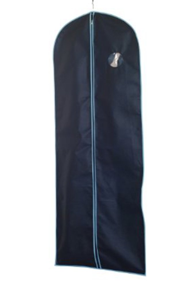 H & L Russel Ltd Dress Cover, Marine with Blue Trim, Multicolour